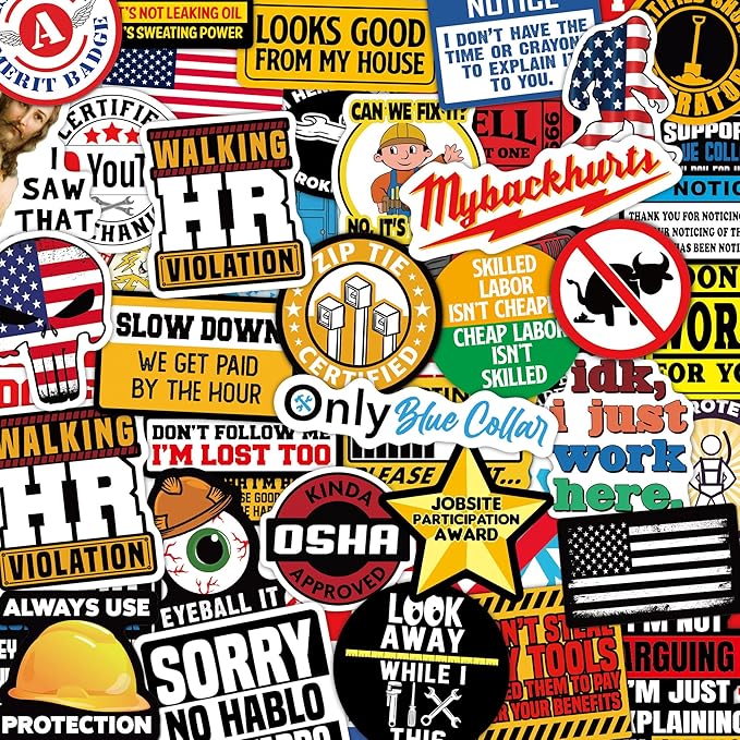 Non Amped Up Branded Stickers