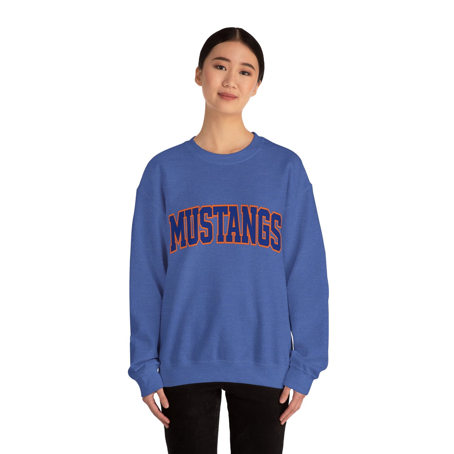 MUSTANG Pride UnisexHeavy Blend™ Crewneck Sweatshirt