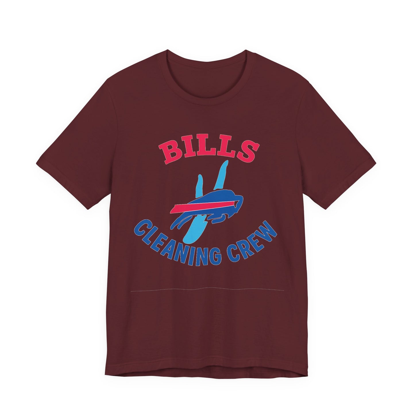 Buffalo Bills Cleaning Crew Tee - Unisex Sports Shirt, Tailgating Tee, Game Day Apparel, Football Fan Gear, Team Spirit Clothing