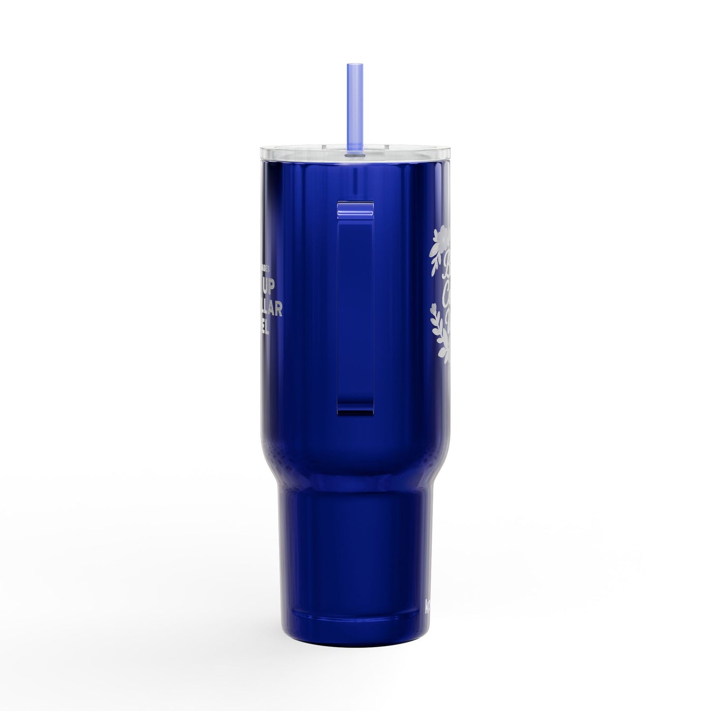 Engraved Insulated Tumbler -Blue Collar Wife, 40oz