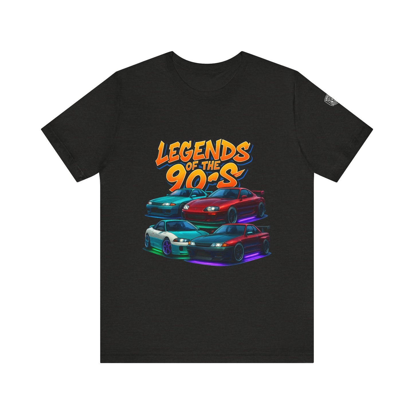 Legends of the 90's Unisex Tee - Retro Car Graphic Shirt, Perfect for 90's Nostalgia, Gift for Car Lovers, Vintage Apparel, Casual Wear