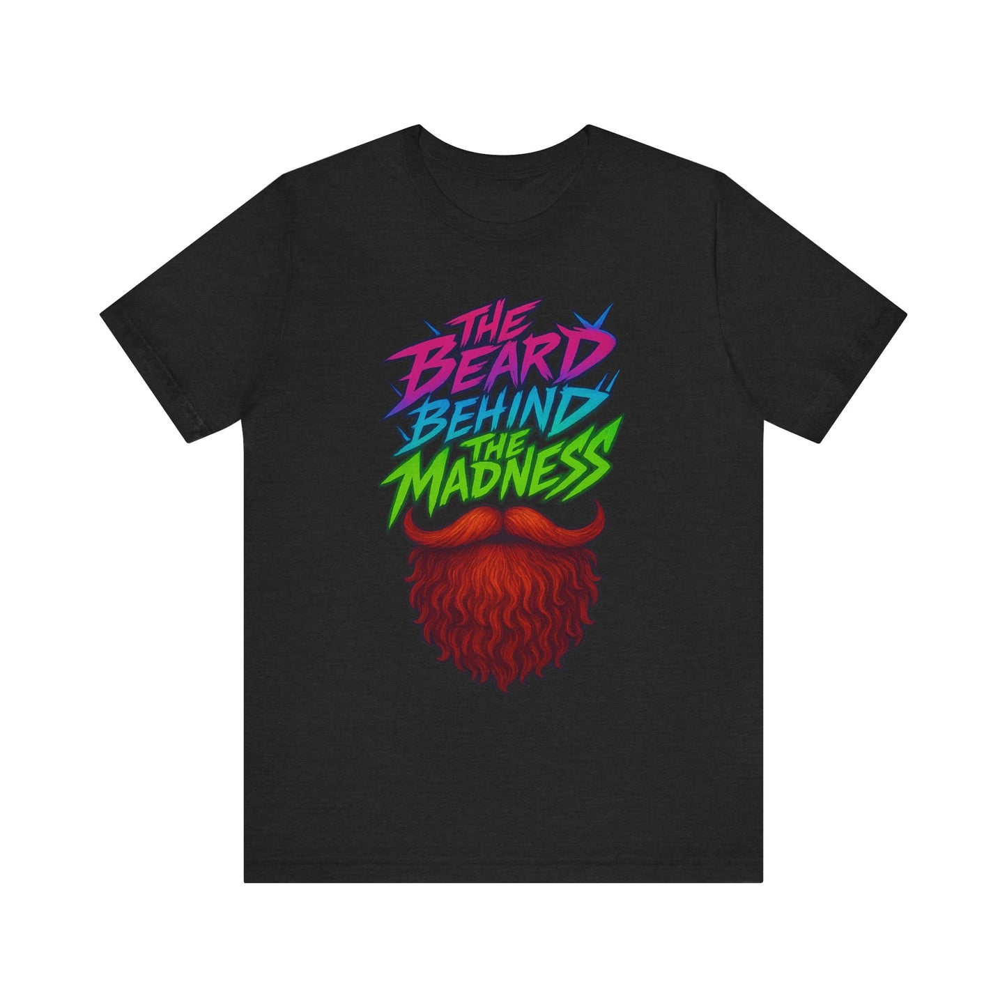 Beard Madness Tee, Unisex Graphic T-Shirt, Unique Gift for Bearded Friends, Fun Apparel for Parties, Vibrant Casual Wear