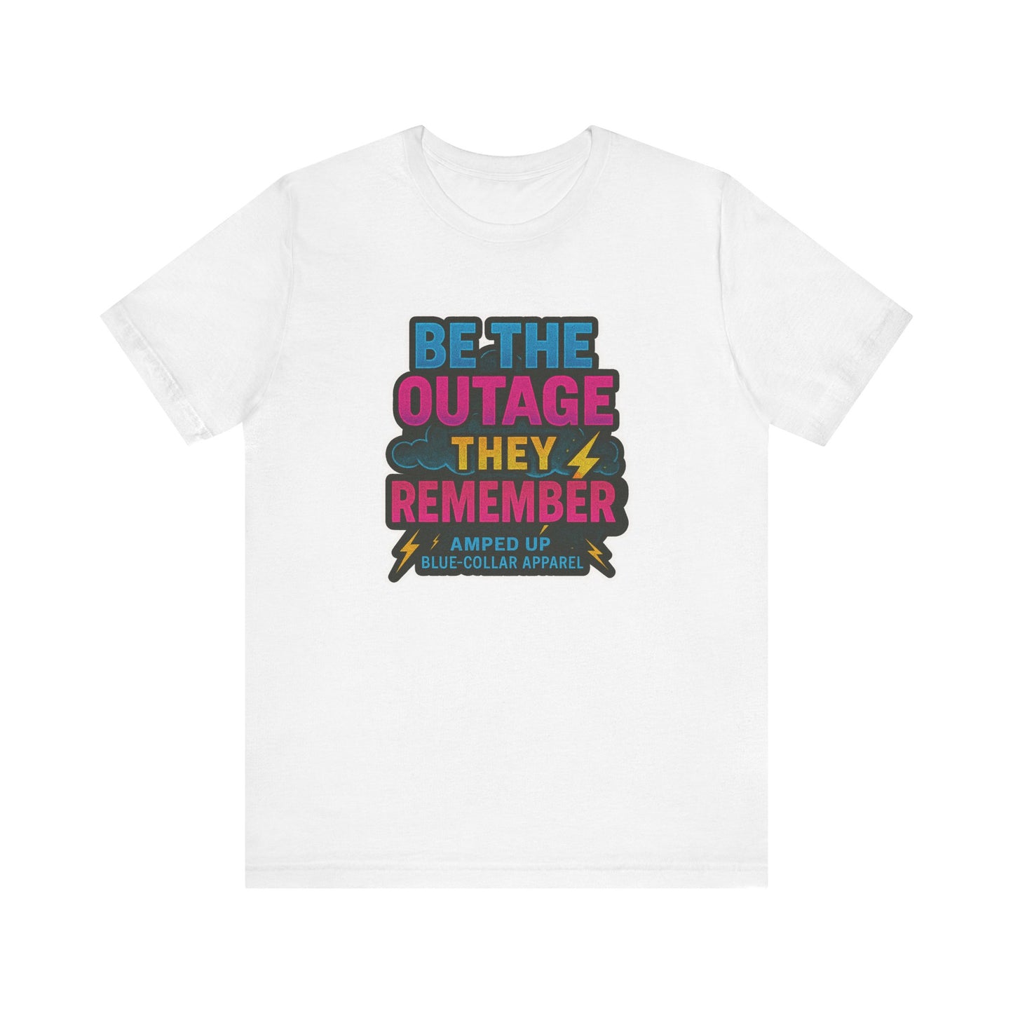 Amped Up Blue-Collar Unisex Jersey Tee - Perfect for Hard Workers
