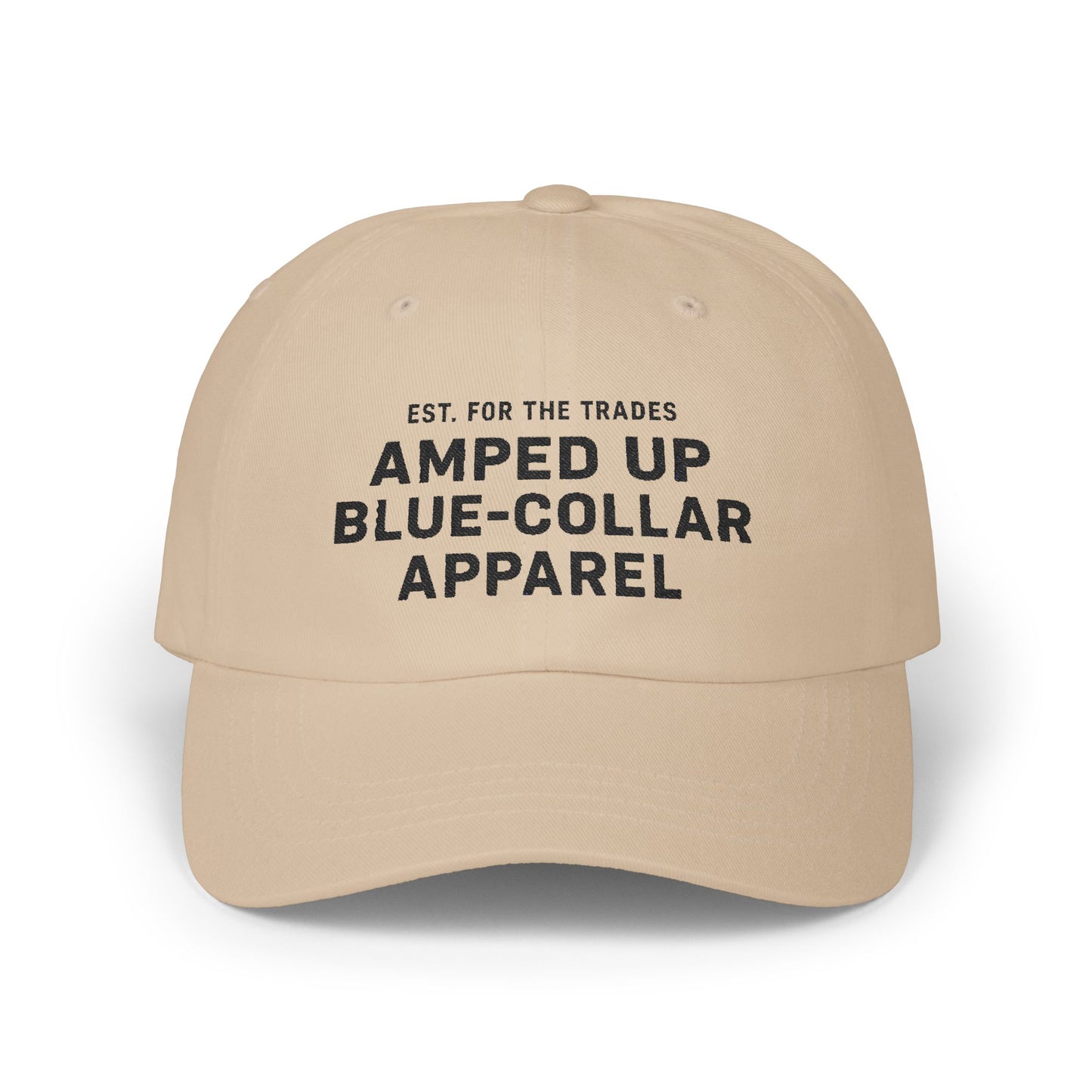 Amped Up Blue-Collar Dad Cap - Classic Trades Hat for Hardworking Individuals