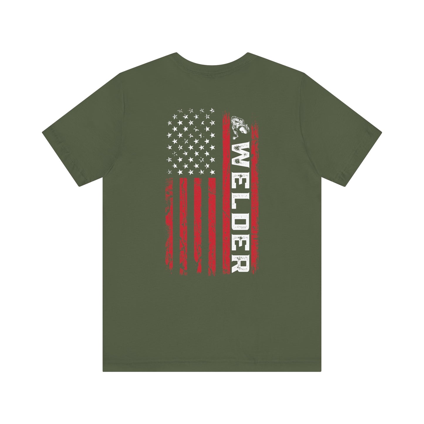 Amped Up “Welder’s Flag” Shirt – Forged in Fire, Built for the Brave