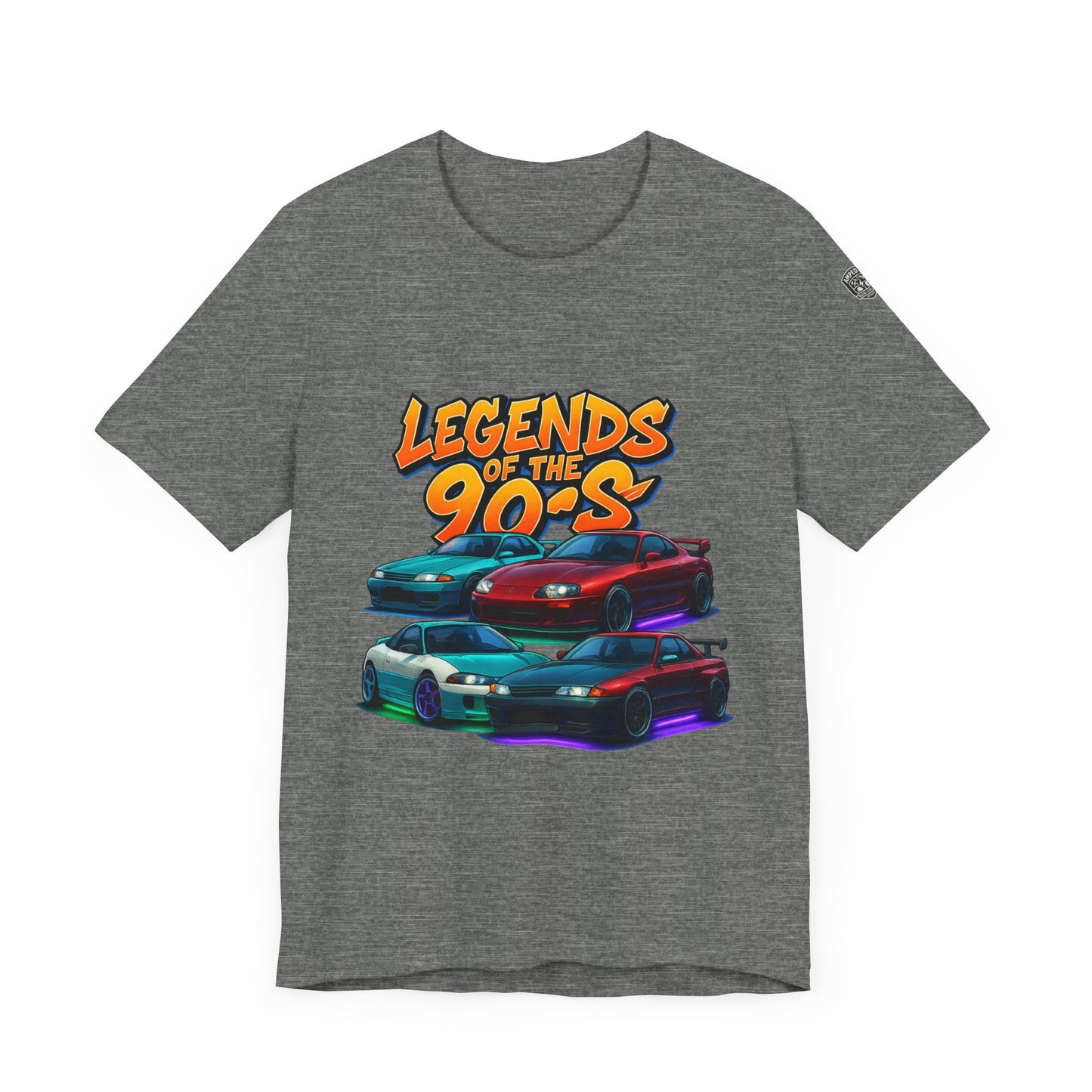 Legends of the 90's Unisex Tee - Retro Car Graphic Shirt, Perfect for 90's Nostalgia, Gift for Car Lovers, Vintage Apparel, Casual Wear