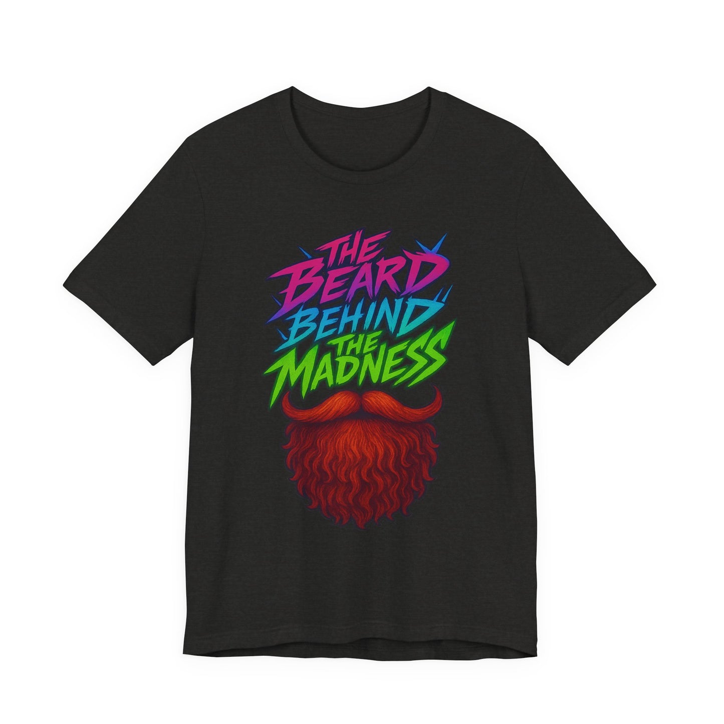 Beard Madness Tee, Unisex Graphic T-Shirt, Unique Gift for Bearded Friends, Fun Apparel for Parties, Vibrant Casual Wear