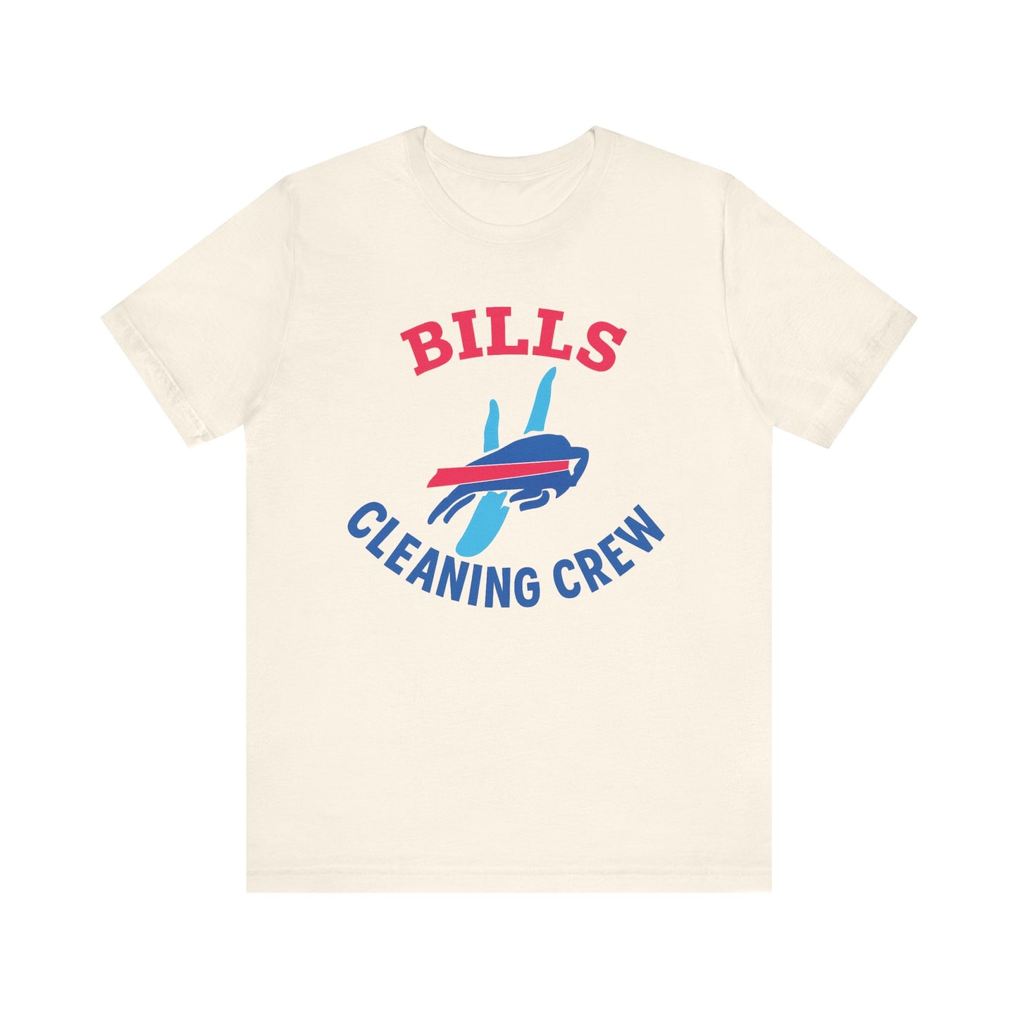 Buffalo Bills Cleaning Crew Tee - Unisex Sports Shirt, Tailgating Tee, Game Day Apparel, Football Fan Gear, Team Spirit Clothing