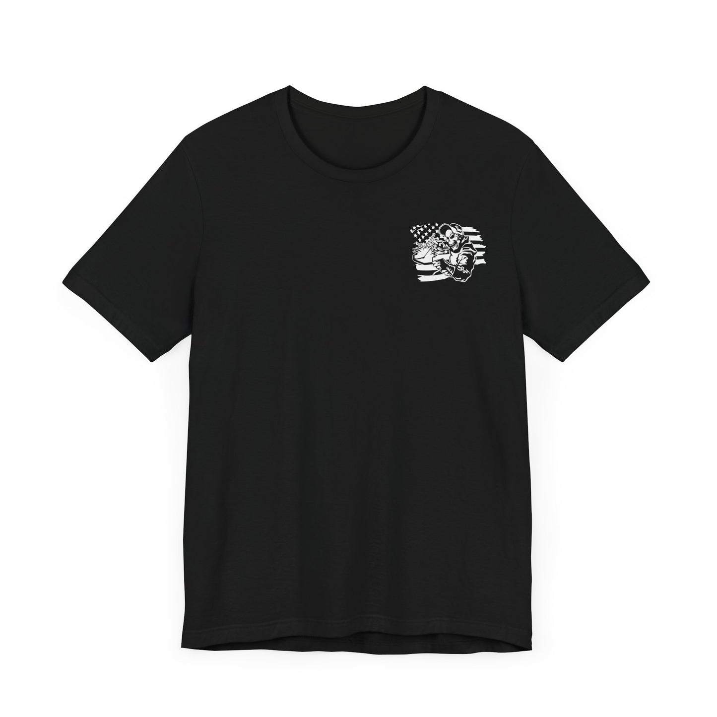 Amped Up “Welder’s Flag” Shirt – Forged in Fire, Built for the Brave