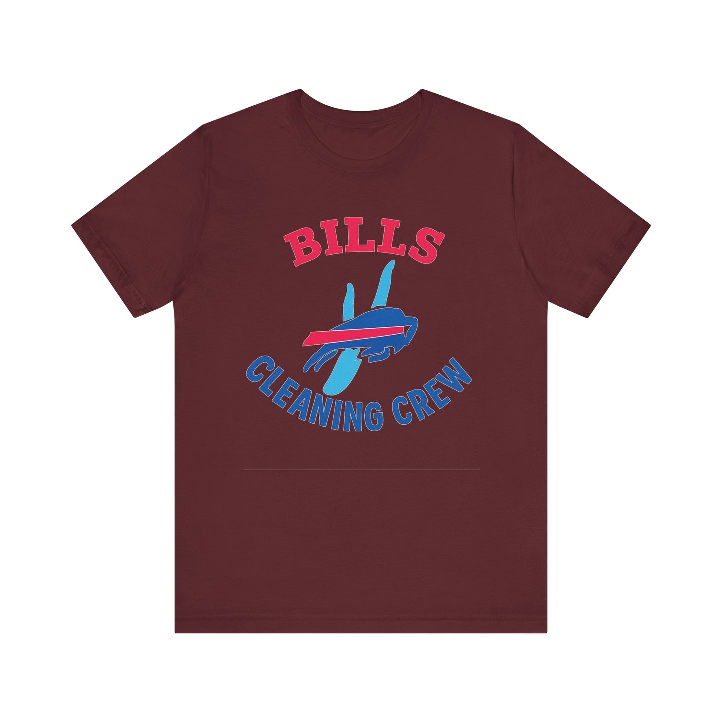 Buffalo Bills Cleaning Crew Tee - Unisex Sports Shirt, Tailgating Tee, Game Day Apparel, Football Fan Gear, Team Spirit Clothing