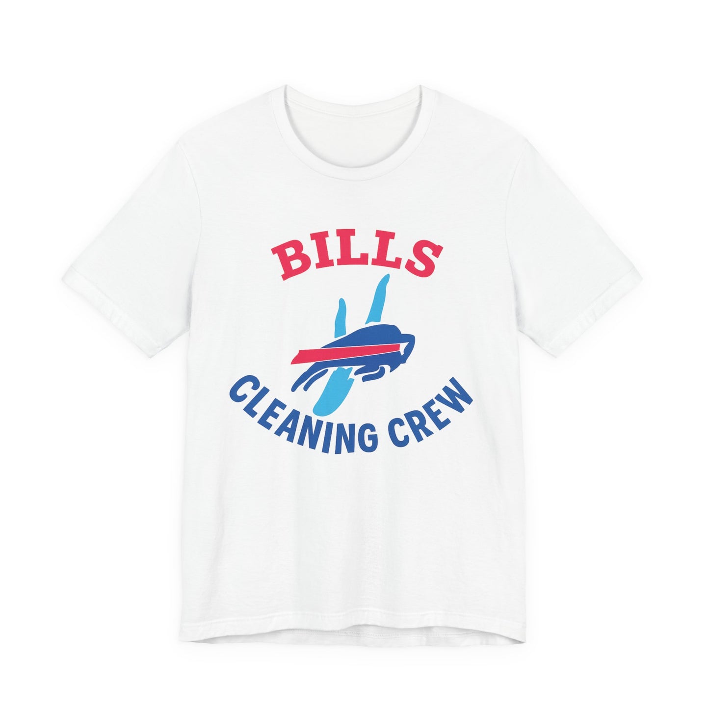 Buffalo Bills Cleaning Crew Tee - Unisex Sports Shirt, Tailgating Tee, Game Day Apparel, Football Fan Gear, Team Spirit Clothing