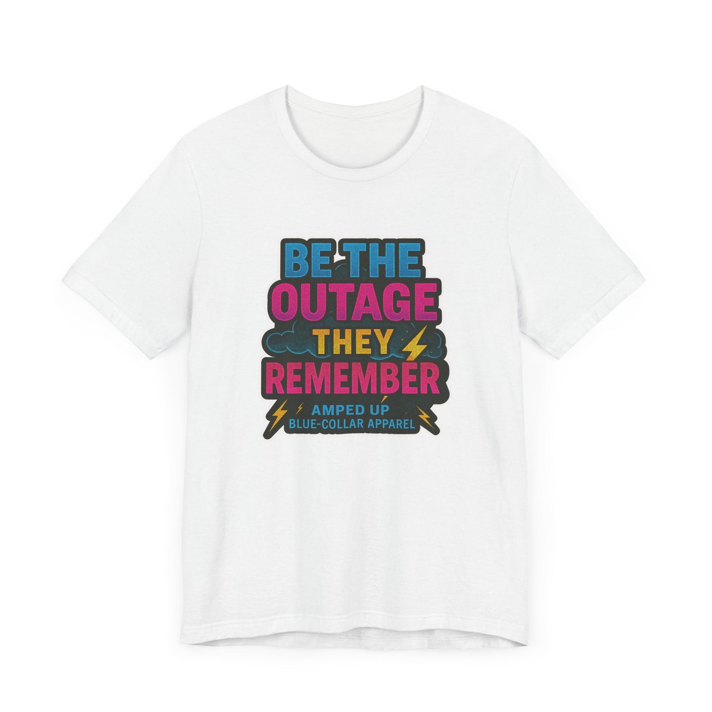 Amped Up Blue-Collar Unisex Jersey Tee - Perfect for Hard Workers