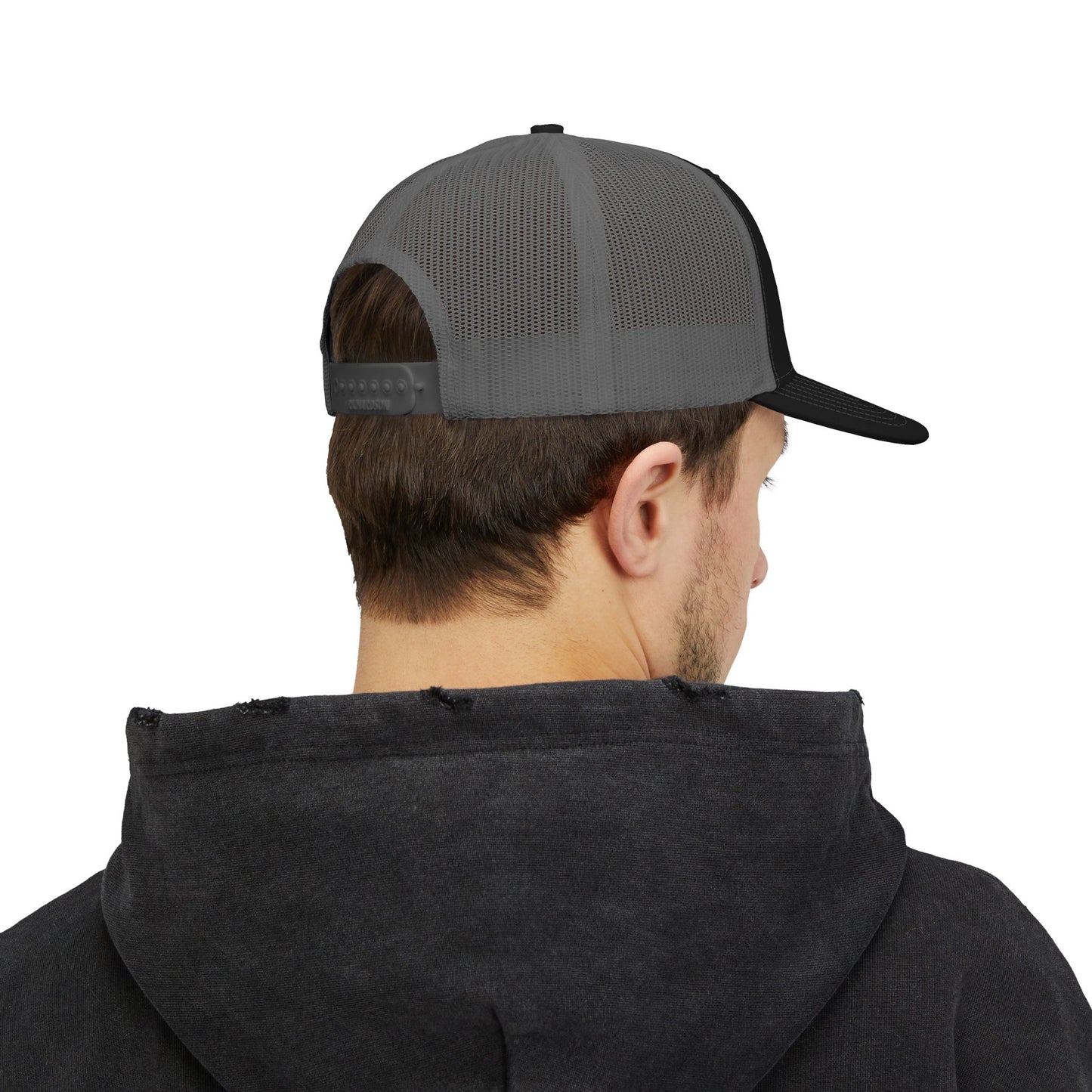 AUBCA Amped Up Richardson Embroidered Snapback Trucker Cap (Embroidery)