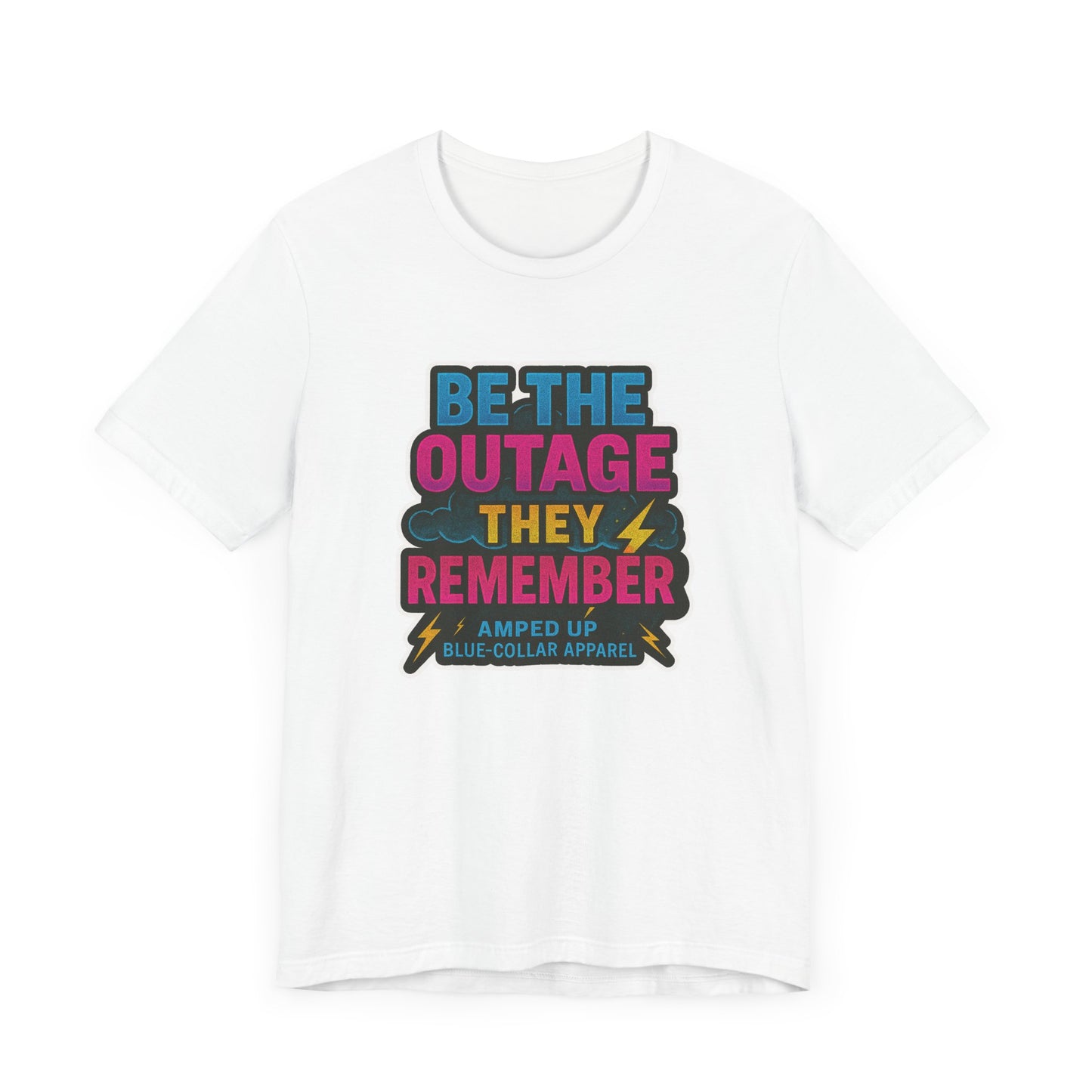 Amped Up Blue-Collar Unisex Jersey Tee - Perfect for Hard Workers