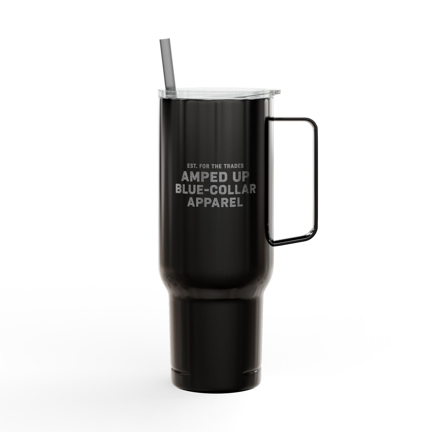 Engraved Insulated Tumbler -Blue Collar Wife, 40oz