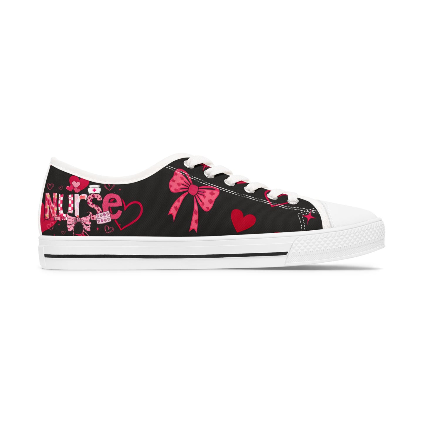 “Heart & Sole” Nurse Low-Tops