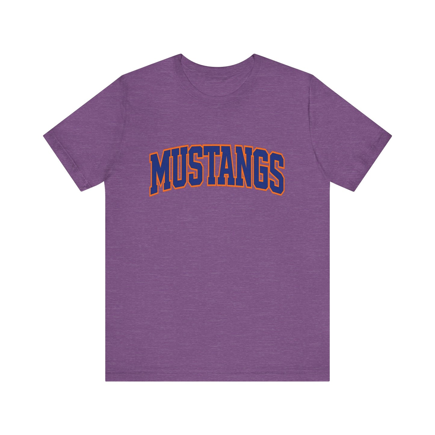 Mustangs pride Unisex Jersey Short Sleeve Tee - Casual Apparel, Sports Fans Gift, School Spirit Wear, Team Merchandise, Everyday Style