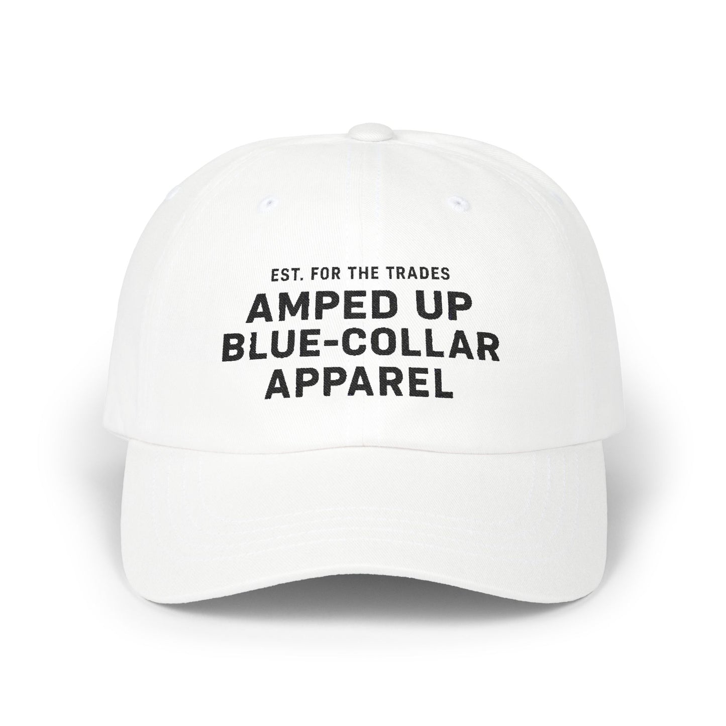 Amped Up Blue-Collar Dad Cap - Classic Trades Hat for Hardworking Individuals