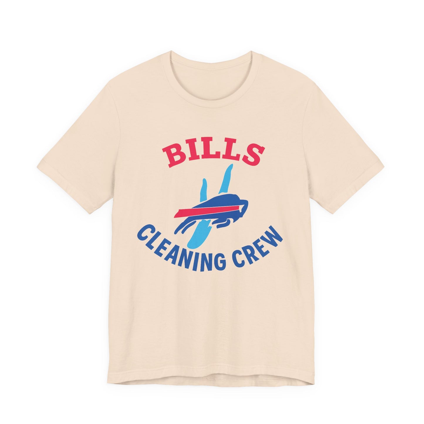Buffalo Bills Cleaning Crew Tee - Unisex Sports Shirt, Tailgating Tee, Game Day Apparel, Football Fan Gear, Team Spirit Clothing