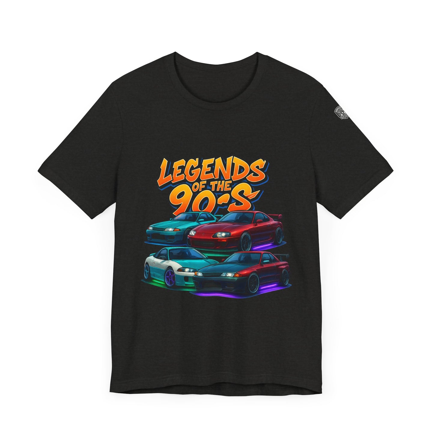 Legends of the 90's Unisex Tee - Retro Car Graphic Shirt, Perfect for 90's Nostalgia, Gift for Car Lovers, Vintage Apparel, Casual Wear