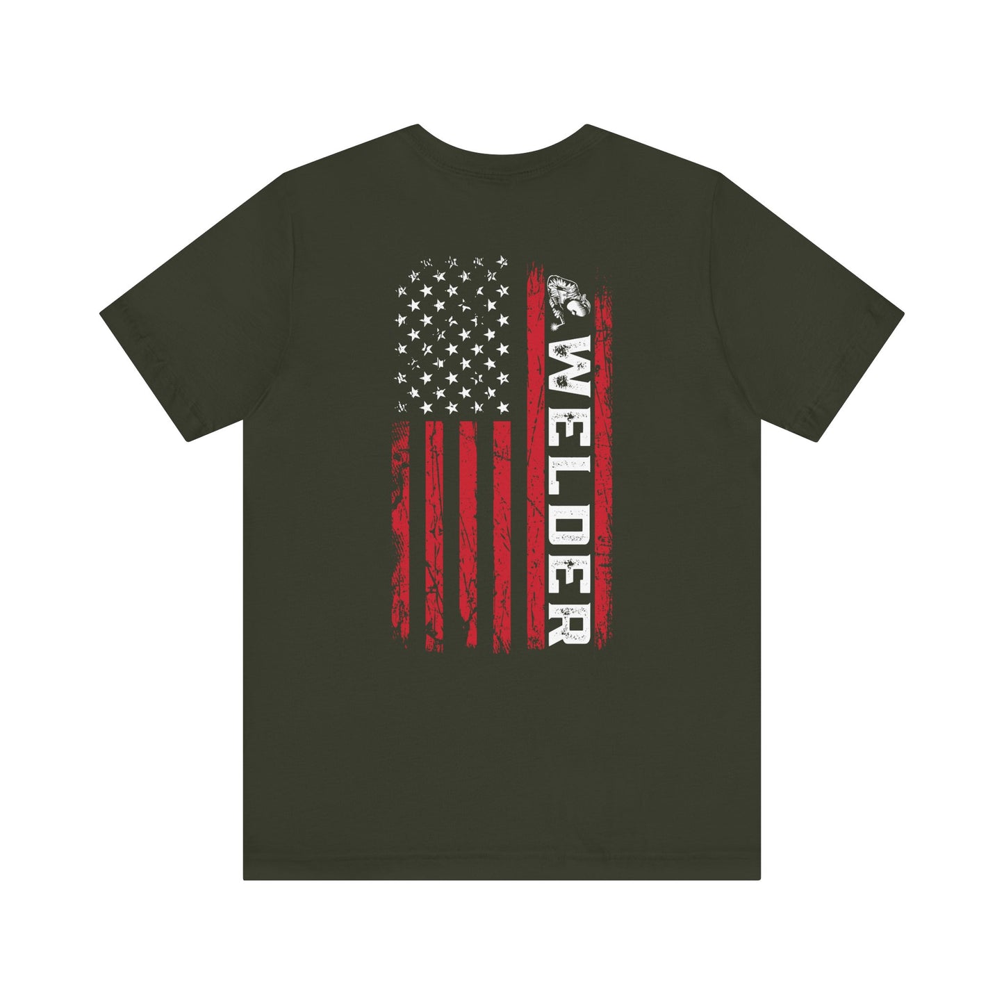 Amped Up “Welder’s Flag” Shirt – Forged in Fire, Built for the Brave