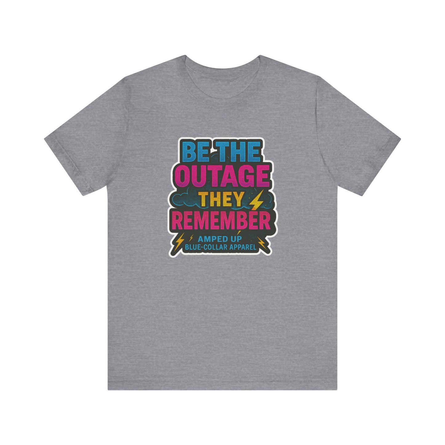 Amped Up Blue-Collar Unisex Jersey Tee - Perfect for Hard Workers