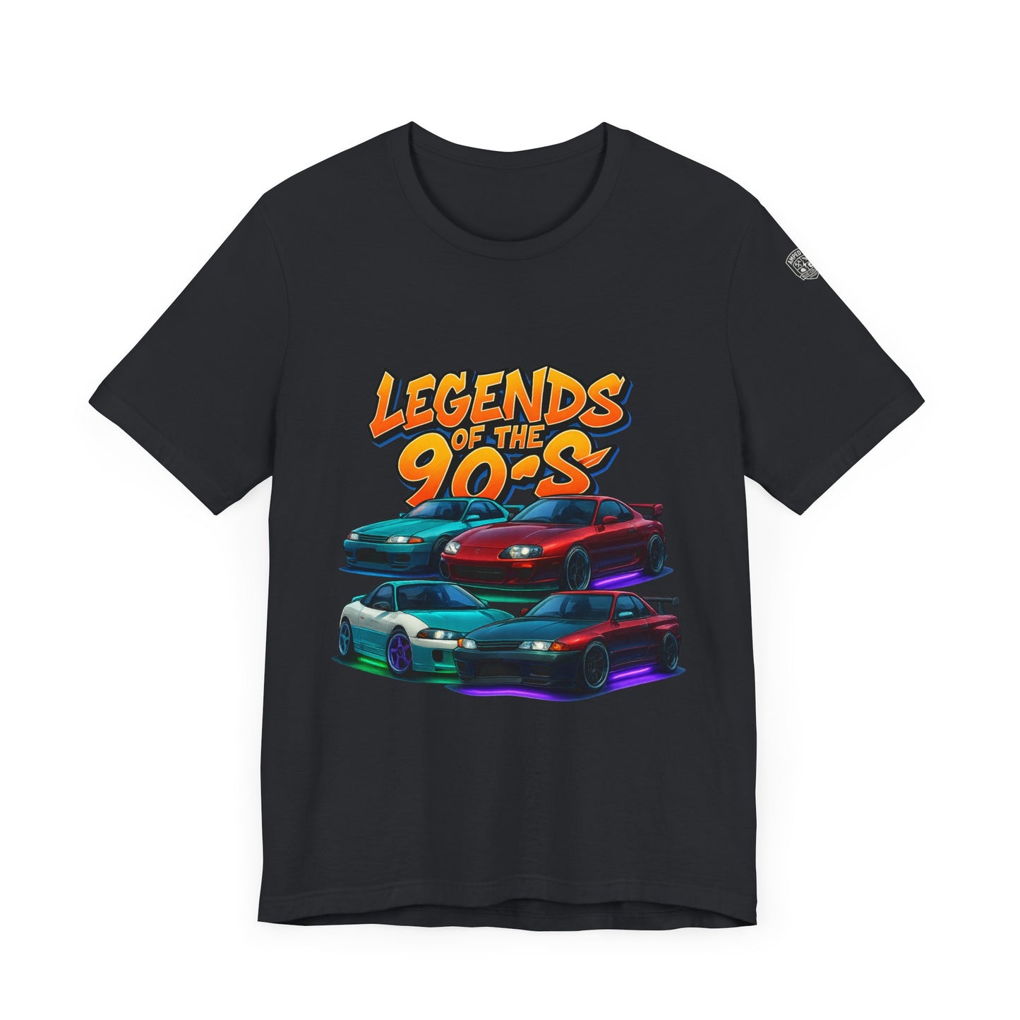 Legends of the 90's Unisex Tee - Retro Car Graphic Shirt, Perfect for 90's Nostalgia, Gift for Car Lovers, Vintage Apparel, Casual Wear