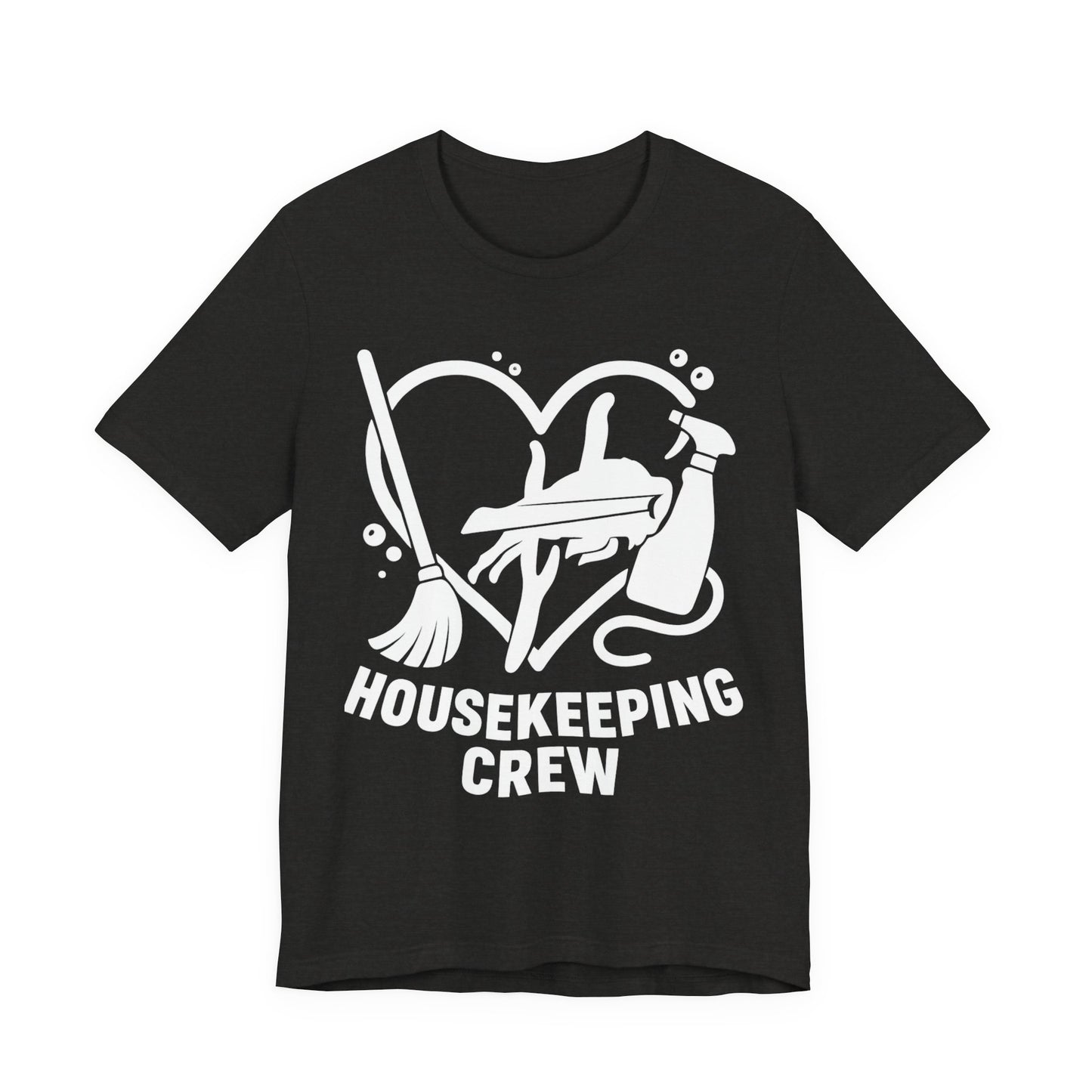 Buffalo Bills Housekeeping Crew Short Sleeve Tee - Love for Cleaners, Gift for Maids, Cleaning Team Shirt, Housekeeper Apparel, Funny Home Worker Tee