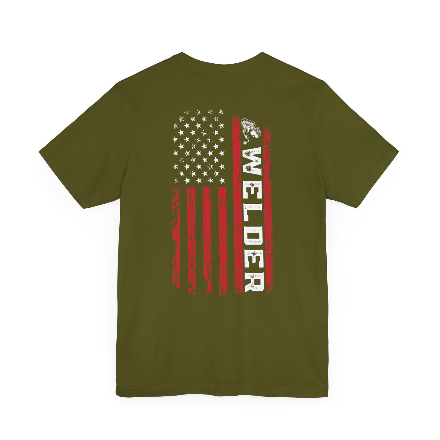 Amped Up “Welder’s Flag” Shirt – Forged in Fire, Built for the Brave