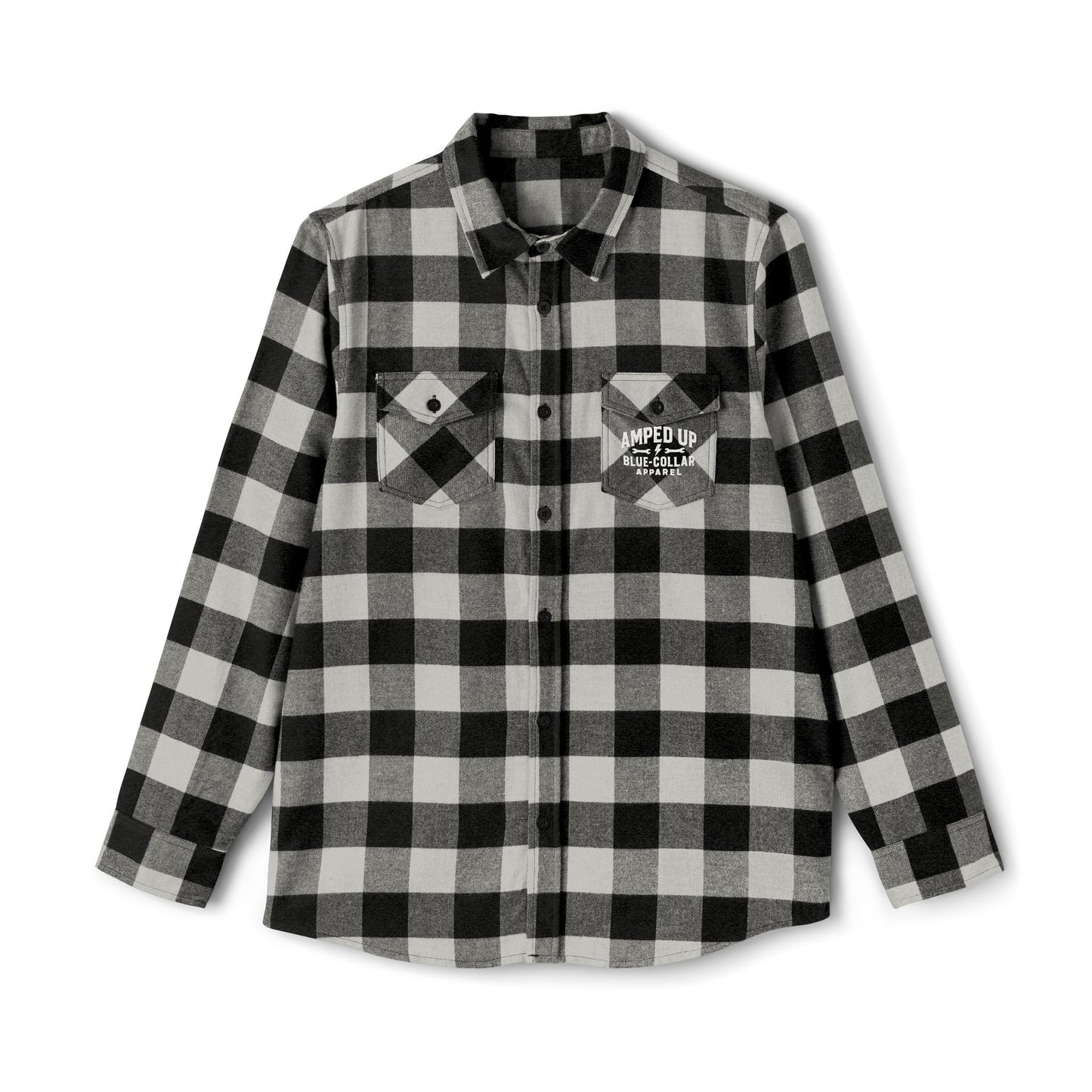 Amped Up Unisex Flannel Shirt - Cozy Checkered Shirt for Fall and Winter Style