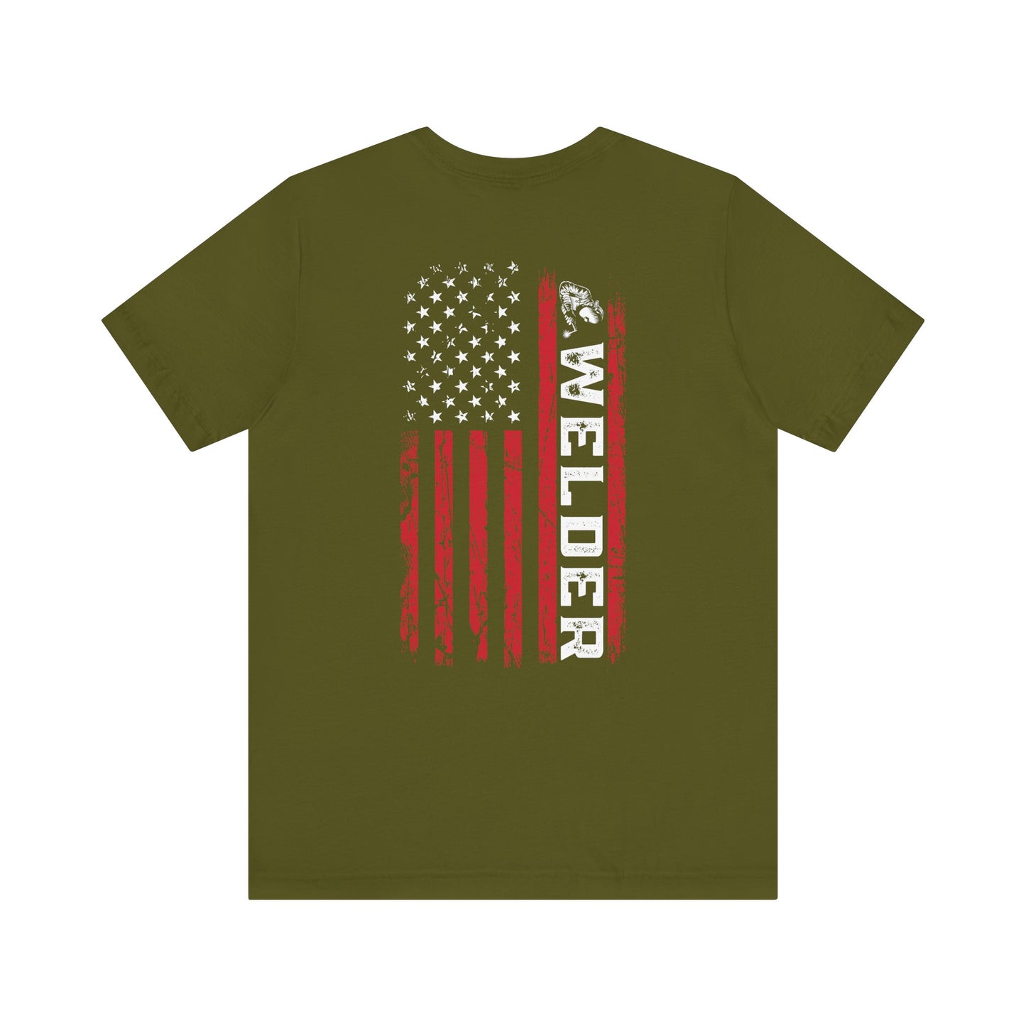 Amped Up “Welder’s Flag” Shirt – Forged in Fire, Built for the Brave