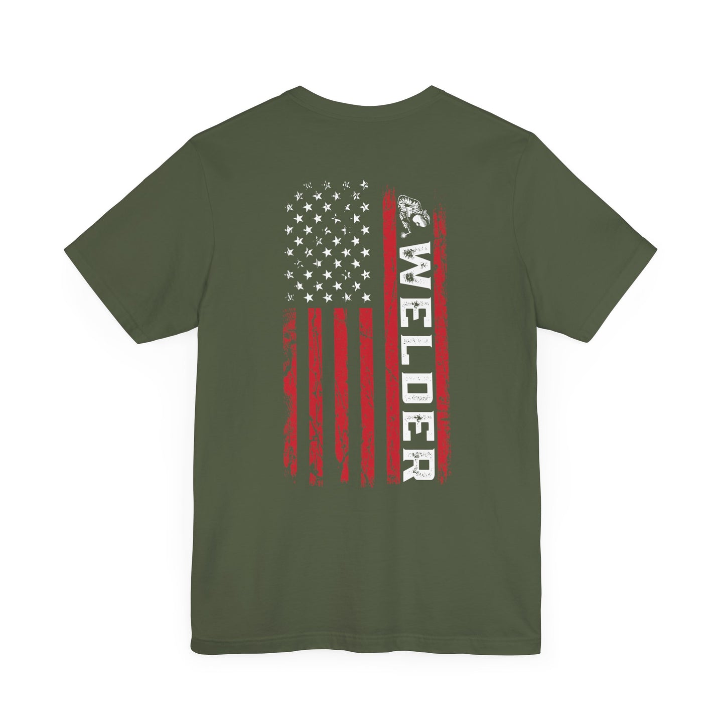 Amped Up “Welder’s Flag” Shirt – Forged in Fire, Built for the Brave