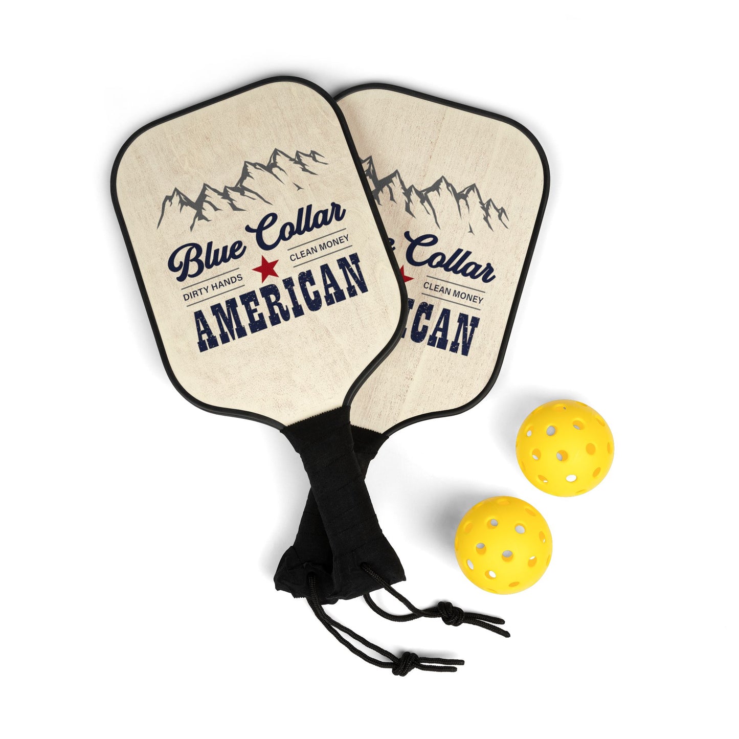 Blue Collar American Pickleball Set – Dirty Hands, Clean Shots