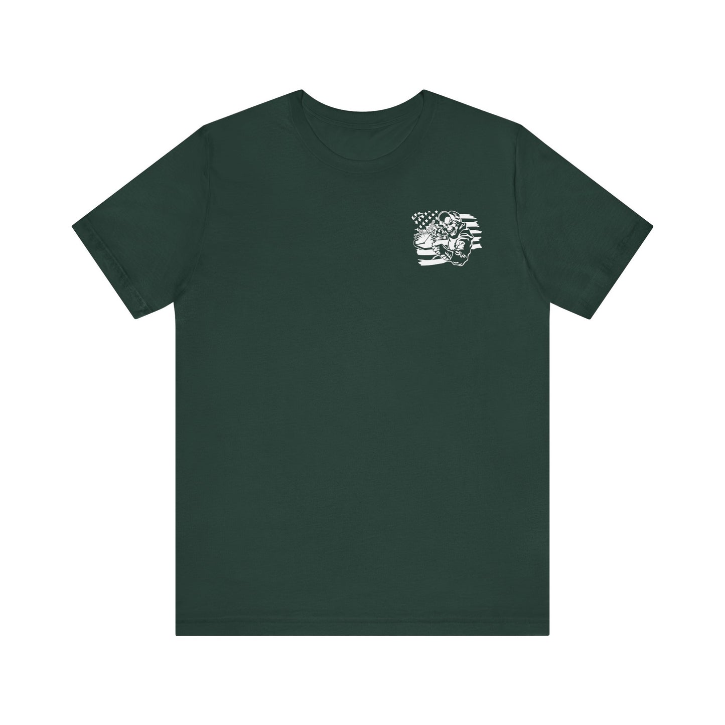 Amped Up “Welder’s Flag” Shirt – Forged in Fire, Built for the Brave