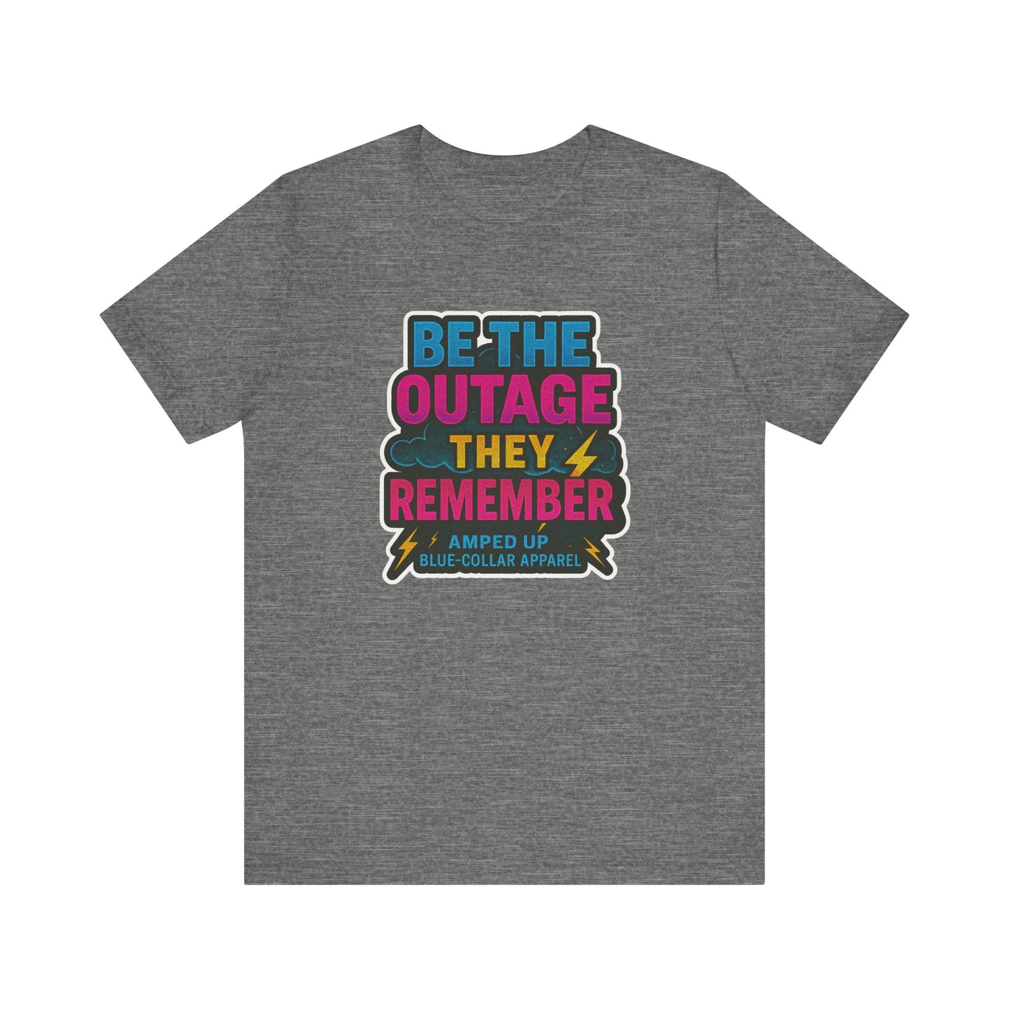 Amped Up Blue-Collar Unisex Jersey Tee - Perfect for Hard Workers