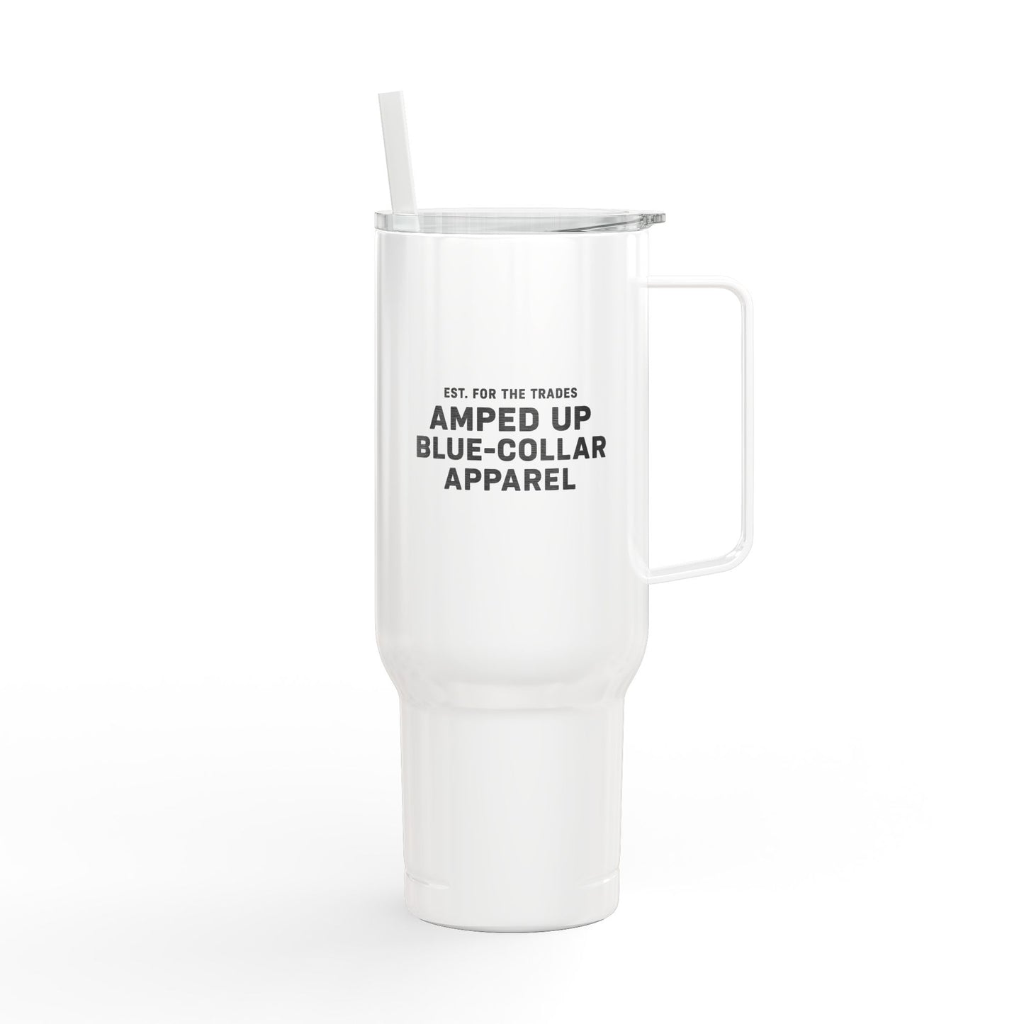 Engraved Insulated Tumbler -Blue Collar Wife, 40oz