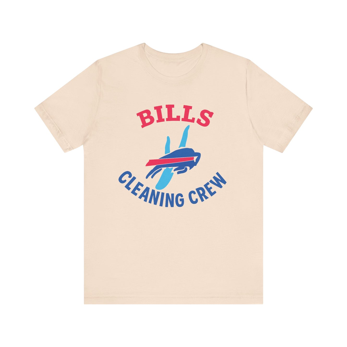 Buffalo Bills Cleaning Crew Tee - Unisex Sports Shirt, Tailgating Tee, Game Day Apparel, Football Fan Gear, Team Spirit Clothing