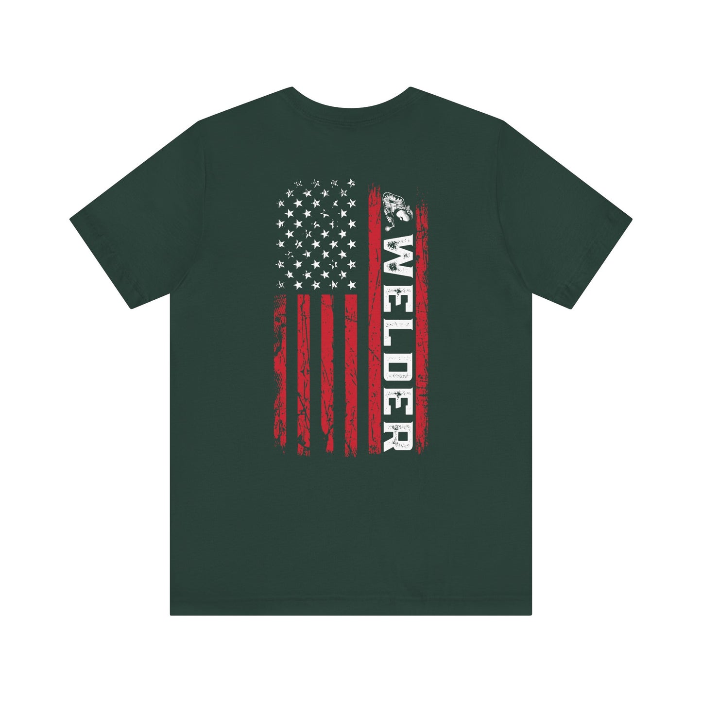 Amped Up “Welder’s Flag” Shirt – Forged in Fire, Built for the Brave