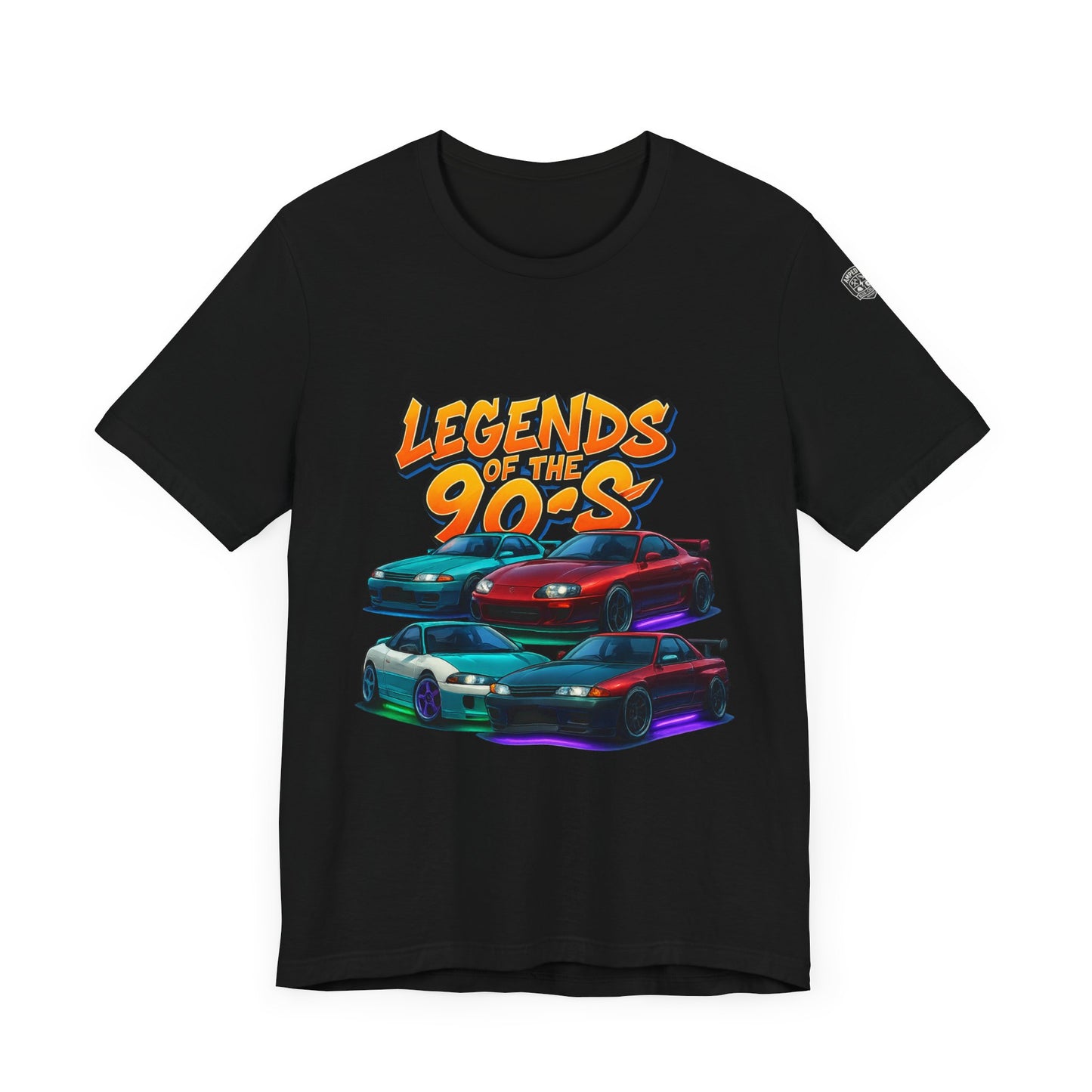 Legends of the 90's Unisex Tee - Retro Car Graphic Shirt, Perfect for 90's Nostalgia, Gift for Car Lovers, Vintage Apparel, Casual Wear