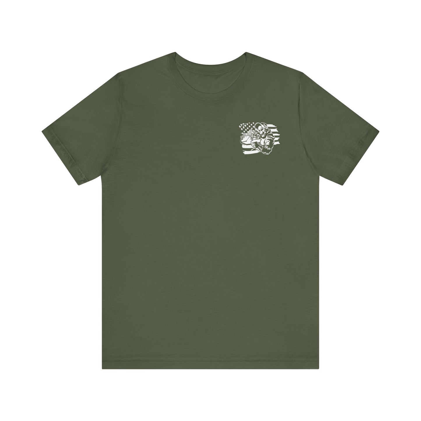 Amped Up “Welder’s Flag” Shirt – Forged in Fire, Built for the Brave