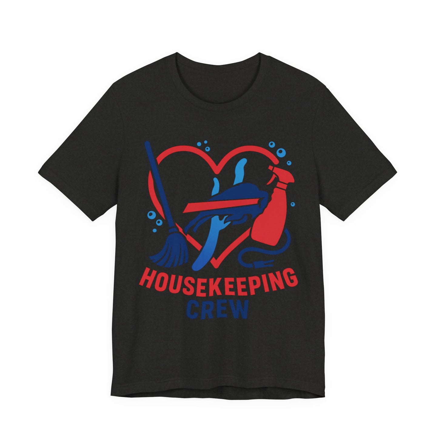Buffalo Bills Housekeeping Crew Tee | Funny Cleaning Shirt, Gift for Housekeepers, Unisex Short Sleeve, Cleaning Staff Outfit, Home Care