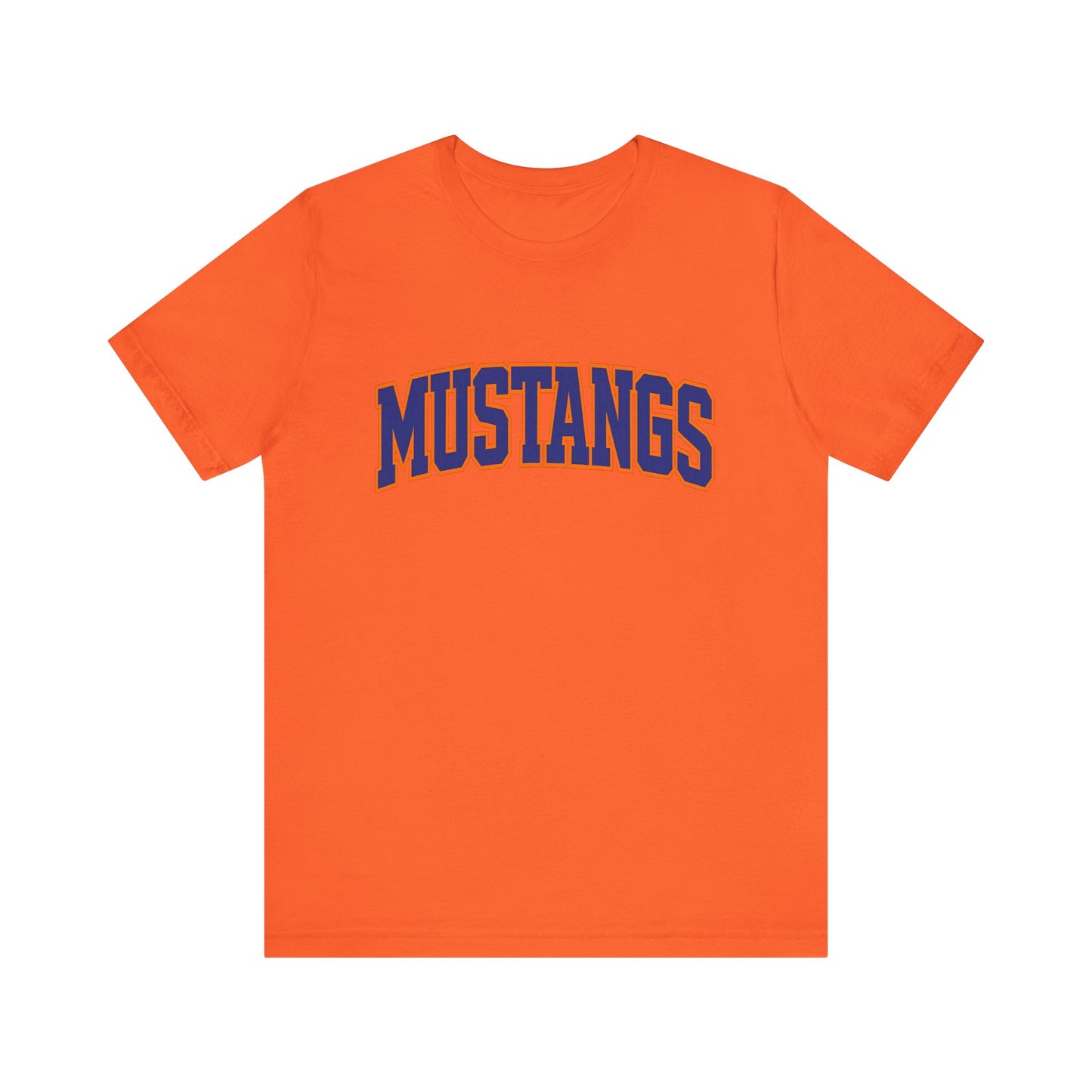 Mustangs pride Unisex Jersey Short Sleeve Tee - Casual Apparel, Sports Fans Gift, School Spirit Wear, Team Merchandise, Everyday Style