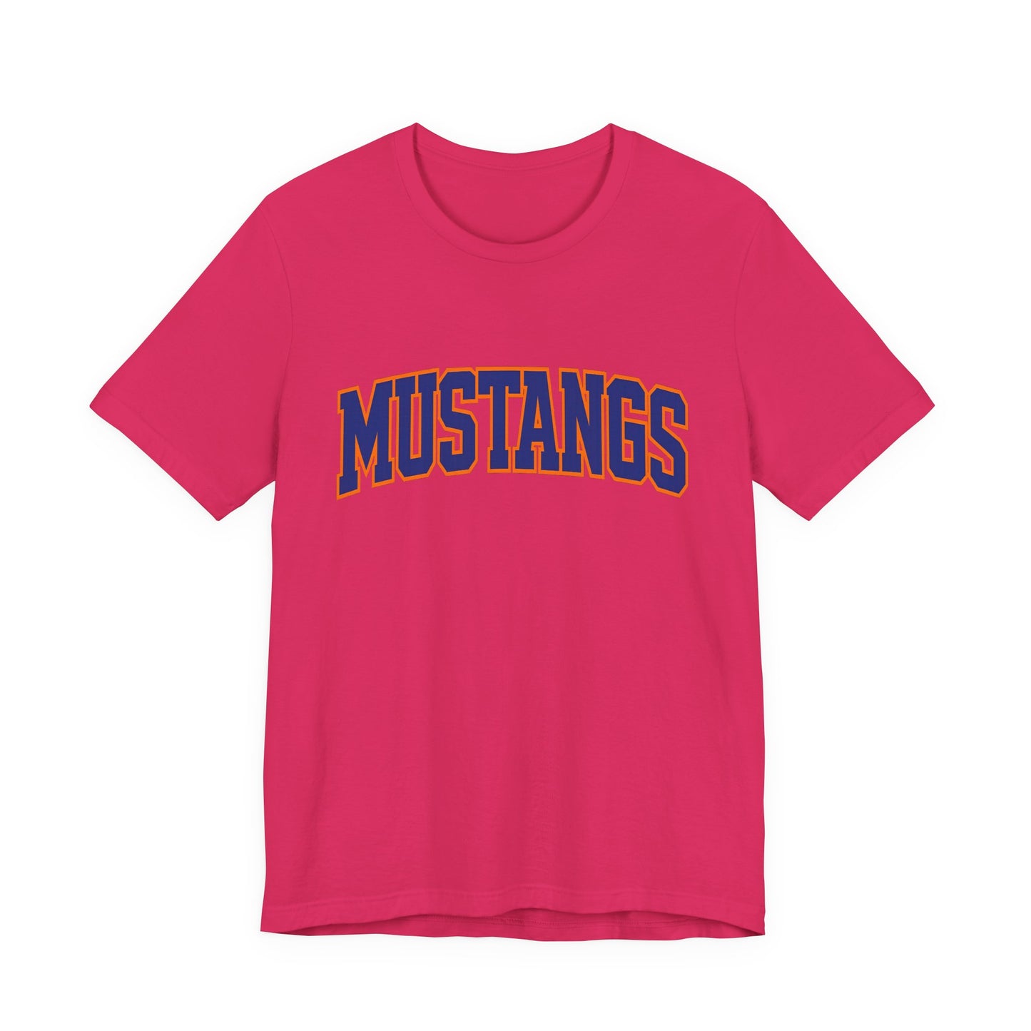 Mustangs pride Unisex Jersey Short Sleeve Tee - Casual Apparel, Sports Fans Gift, School Spirit Wear, Team Merchandise, Everyday Style