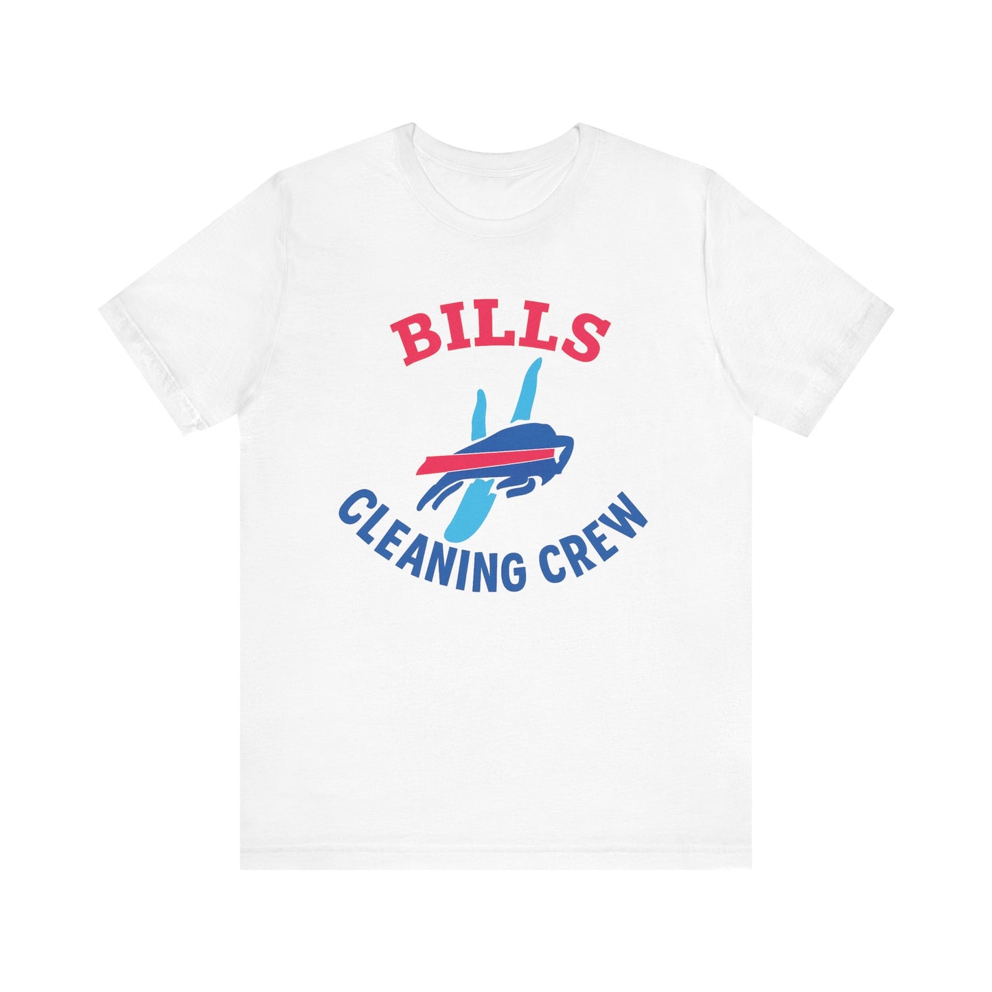 Buffalo Bills Cleaning Crew Tee - Unisex Sports Shirt, Tailgating Tee, Game Day Apparel, Football Fan Gear, Team Spirit Clothing