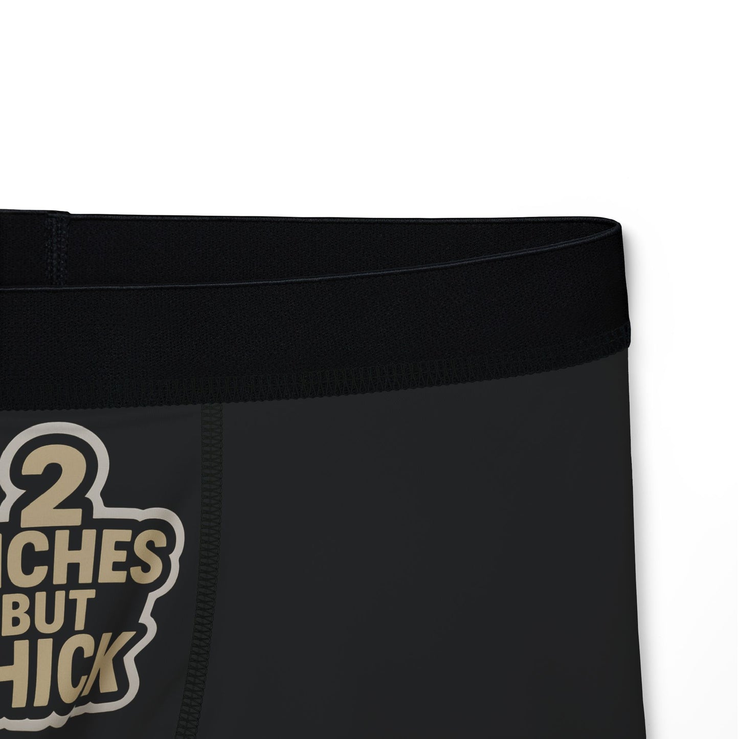 - "2 Inches But Thick" Amped Up Funny Boxer Briefs