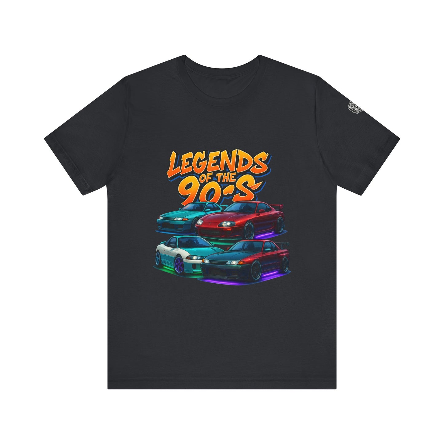 Legends of the 90's Unisex Tee - Retro Car Graphic Shirt, Perfect for 90's Nostalgia, Gift for Car Lovers, Vintage Apparel, Casual Wear
