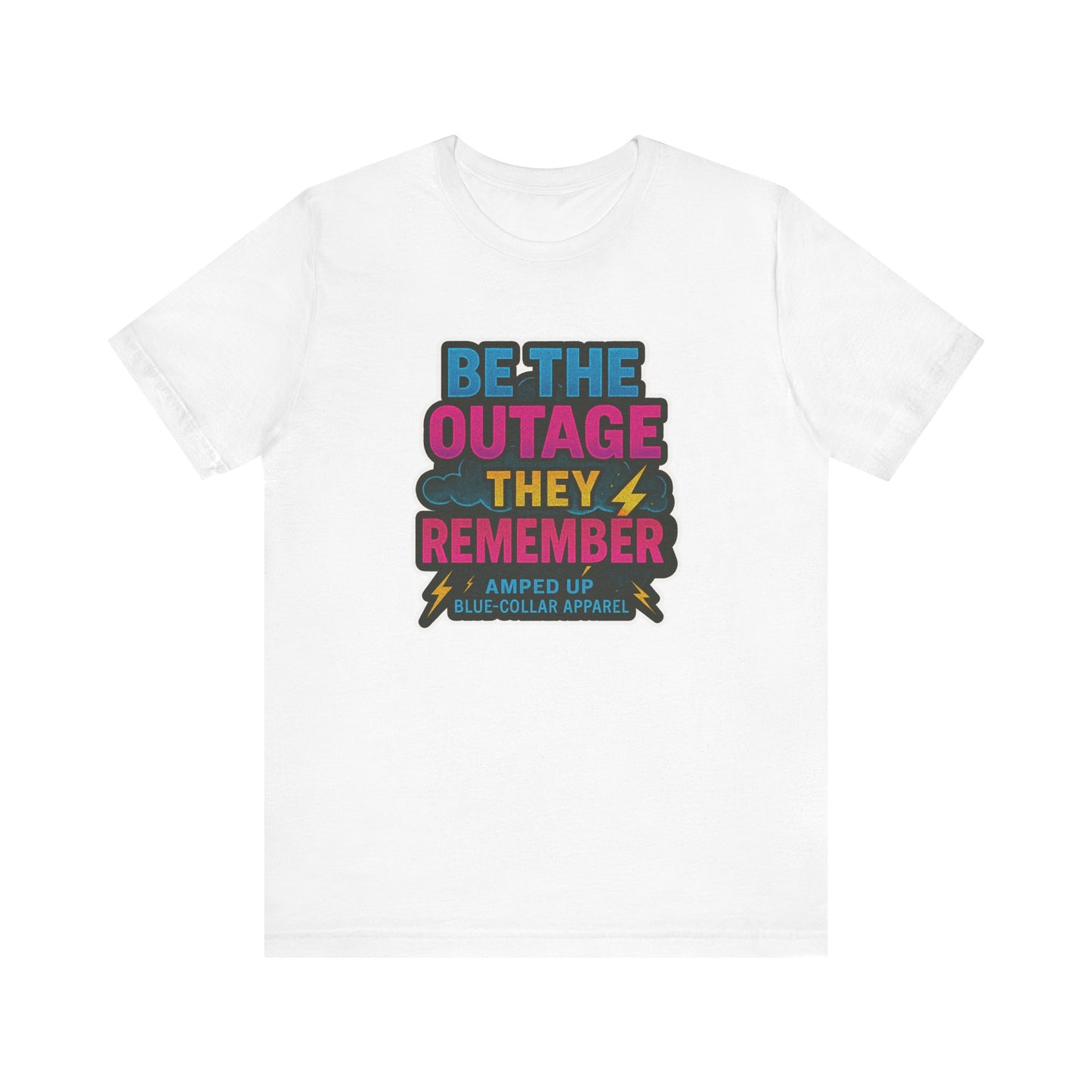 Amped Up Blue-Collar Unisex Jersey Tee - Perfect for Hard Workers