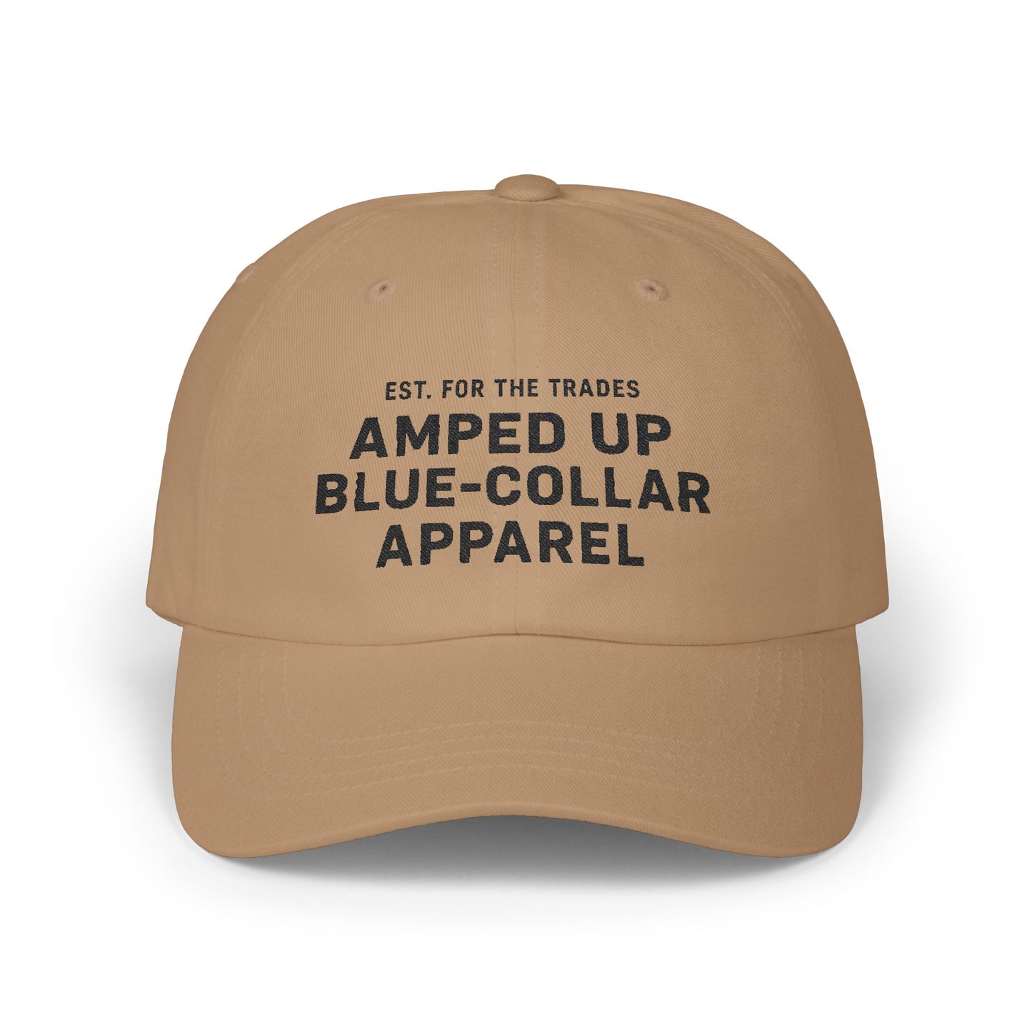 Amped Up Blue-Collar Dad Cap - Classic Trades Hat for Hardworking Individuals
