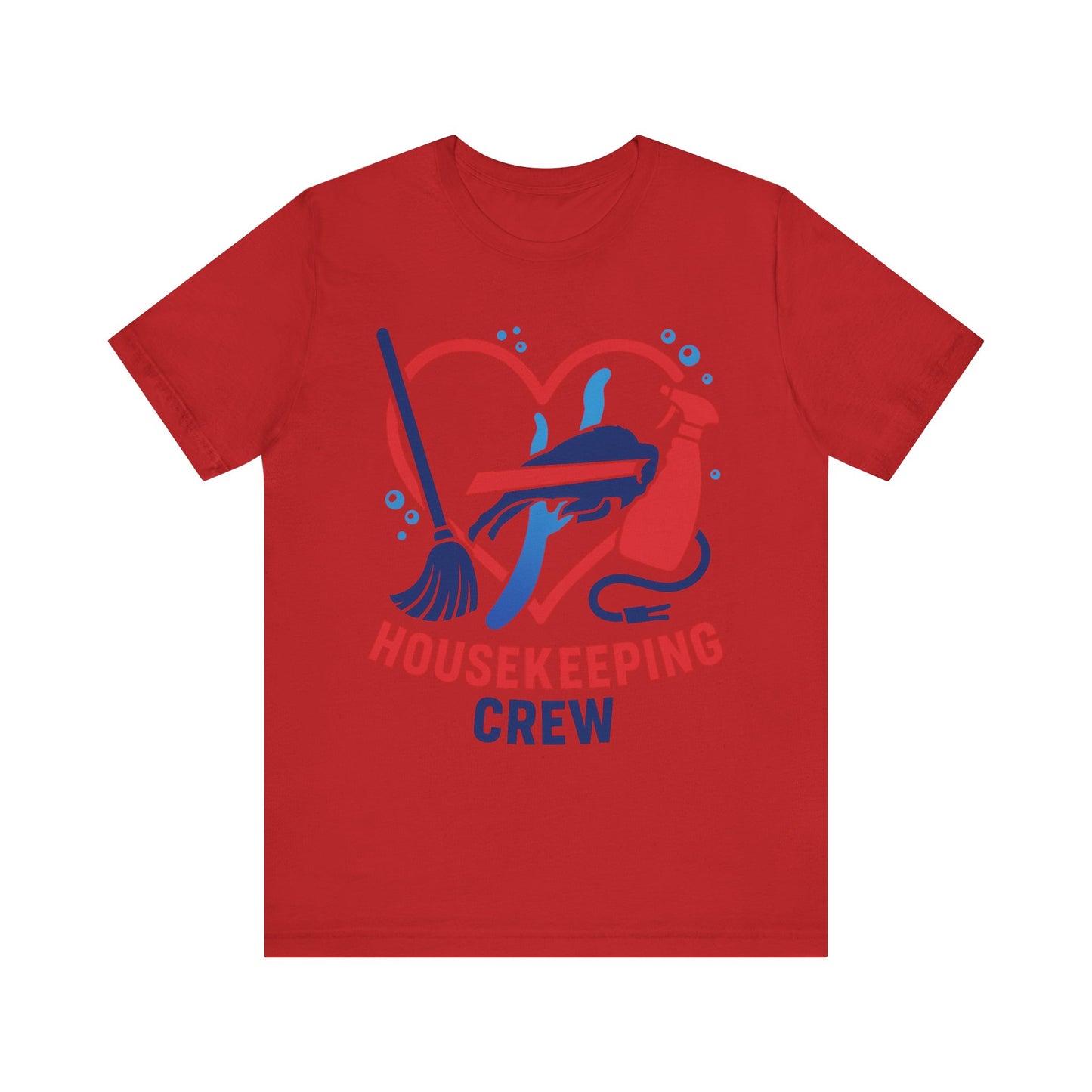 Buffalo Bills Housekeeping Crew Tee | Funny Cleaning Shirt, Gift for Housekeepers, Unisex Short Sleeve, Cleaning Staff Outfit, Home Care