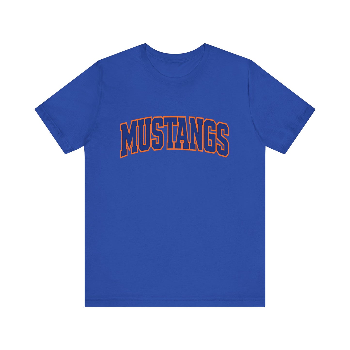 Mustangs pride Unisex Jersey Short Sleeve Tee - Casual Apparel, Sports Fans Gift, School Spirit Wear, Team Merchandise, Everyday Style